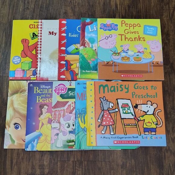 10 Mixed Lot Popular Children's Kids Preschool P-K K Picture Books Bundle - Picture 1 of 4